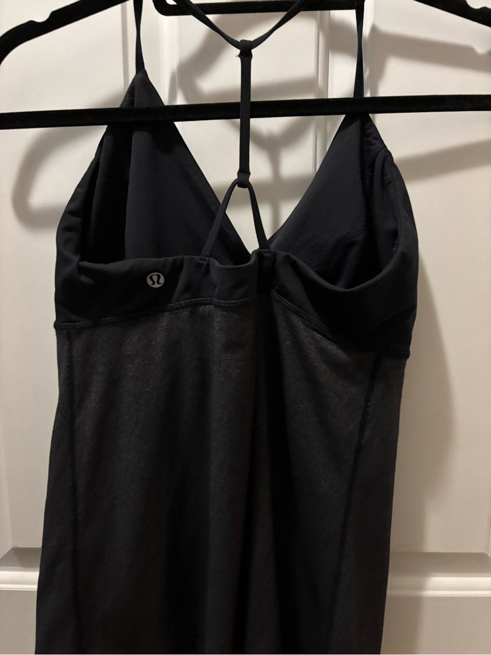 lululemon athletica Black Strappy YogaTank with T-Back